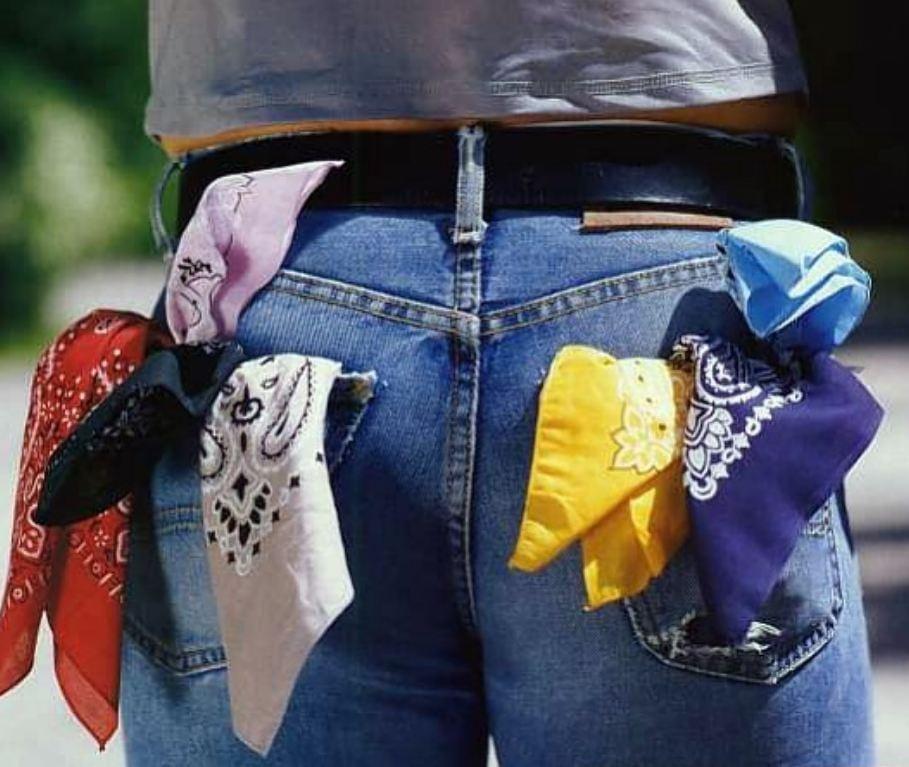 handkerchiefs in back pocket code
